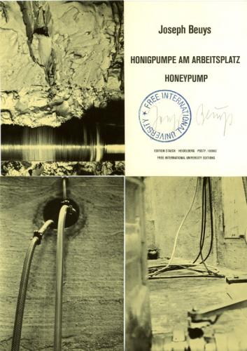 Honigpumpe am Arbeitsplatz