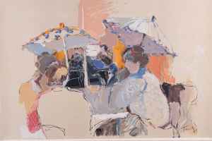 Two women in Coffee place
