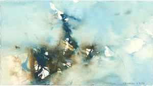 Small watercolor, 6.3.74