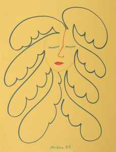 ohne Titel (Frauenkopf)