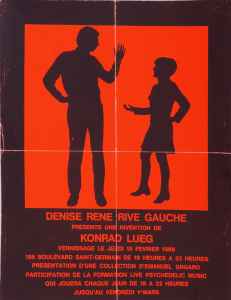 Denise Rene Rive Gauche presente une invitation de Konrad Lueg