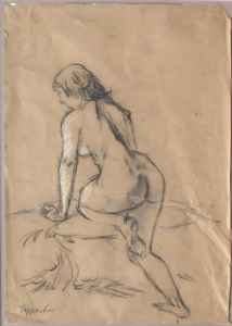 ohne Titel ( weiblicher R�ckenakt)
