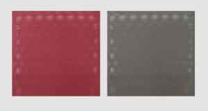 Two sections - pink and grey